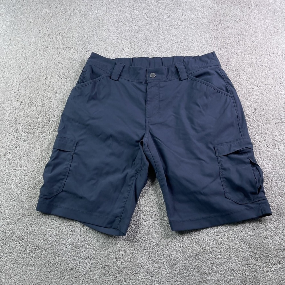 Duluth Shorts Women 12 Blue Dry on the Fly Cargo Hiking Outdoor Utility Stretch